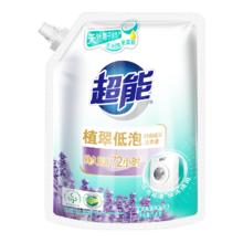 超能 洗衣液植翠低泡时尚炫彩1kg袋装学生宿舍家用薰衣草香味持久