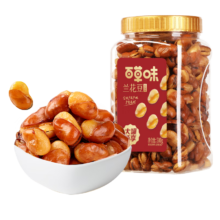 百草味 兰花豆盐焗味500g