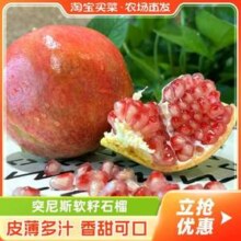 淘宝买菜 四川会理突尼斯软籽石榴 4.5斤