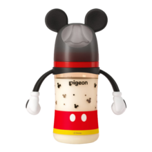 贝亲奶瓶新生婴儿ppsu宽口径奶瓶Disney联名款 自然实感第3代彩绘奶瓶 240ml(L奶嘴 6-9个月)经典米奇