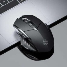 英菲克 PM6 无线鼠标 充电标准版 灰色