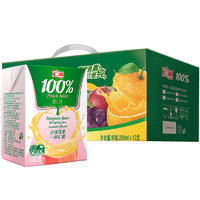 汇源 100%苹果汁果蔬汁200ml*12盒浓缩果汁原汁饮料