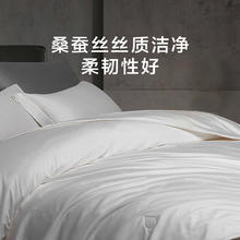 88VIP会员：LUOLAI 罗莱家纺 提花A类100%桑蚕丝被子被芯长丝绵二合一被四季被冬被