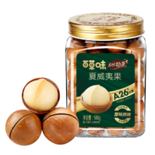 月黑风高：百草味 夏威夷果 500g