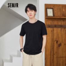 Semir森马 短袖纯生T恤