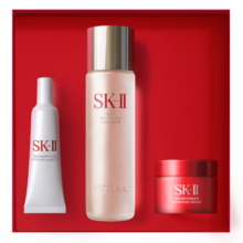 PLUS会员、百亿补贴、有200-20券的上：SK-II 抗皱美白明星体验套组 神仙水75ml+大红瓶面霜15g+小灯泡精华10ml