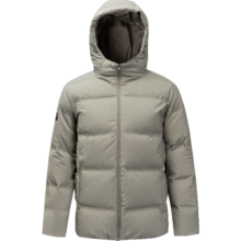 安踏（ANTA）雪壳羽绒服丨四防抗寒羽绒男女冬季保暖防泼水户外棉服外套面包服 四防科技-男装灰7902-4-字母logo L/男175