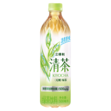 三得利 清茶 0糖0脂绿茶饮料 500ml*15瓶