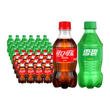 88VIP会员：Coca-Cola 可口可乐 经典原味300ml*24瓶+雪碧300ml*24瓶