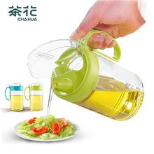 88VIP会员：CHAHUA 茶花 550ml！油壶玻璃厨房防漏家用油瓶醋壶醋瓶酱油罐