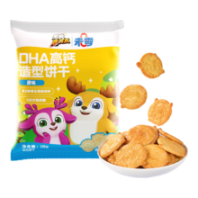 PLUS好会员：未零 DHA高钙原味造型饼干 18g