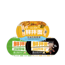 plus会员:五谷道場 非油炸即食 鲜拌面 6盒装1400g*4件