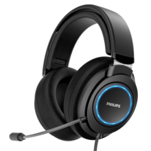 飞利浦（PHILIPS）SHP9500游戏版G6105 HiFi级游戏耳机 7.1虚拟环绕 炫彩呼吸灯 头戴式电脑电竞线控带麦耳机