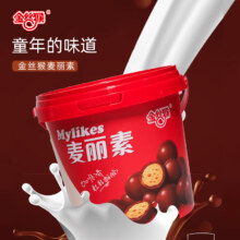 Plus会员：金丝猴 麦丽素 原味麦丽素 桶装 108g