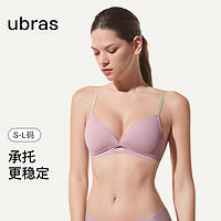 Ubras 第三代软支撑果冻条三角杯小胸聚拢舒适文胸