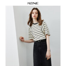 KBNE 卡贝奈尔 经典圆领短袖t桖女