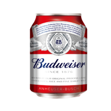 限地区、PLUS会员：Budweiser 百威 拉格啤酒经典255ml*24听小罐mini罐啤酒整箱装
