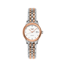 浪琴（LONGINES）瑞士手表 军旗系列 机械钢带女表L43743997