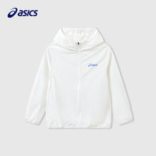 ASICS 亚瑟士 童装2024春夏季男女儿童UPF50+紫外线防晒衣梭织外套 05浅驼 170cm