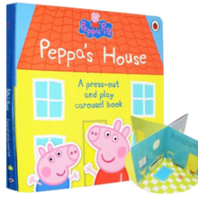 小猪佩奇 英文原版童书  Peppa Pig Peppa's House  360度剧场立体书 进口原版