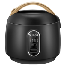 苏泊尔（SUPOR）电饭煲电饭锅1.6L迷你1-2人学生宿舍用300W多功能机械小电饭煲黑色SF16YA622A