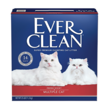 铂钻EverClean进口长效低敏芳香膨润土猫砂 （红标） 25磅 /11.3kg