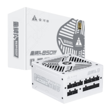 PLUS会员：金河田 金牌A 850W 大白版 全模电脑电源(日系大电容/金牌认证/单路12V /温控智能启停)