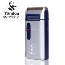 Yandou 烟斗 剃须刀SC-W301U刮胡刀 电动充电往复式胡须刀 男络腮胡 带鬓角修剪器 标配(附收纳盒)
