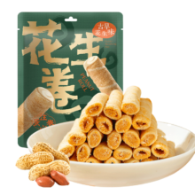 需首购、PLUS会员：peppito 古早花生注心蛋卷 150g