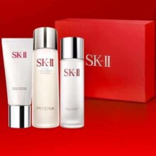 京东百亿补贴、PLUS会员：SK-II神仙水230ml+温和洁面120g+清莹露160ml护肤品套装+赠品多件