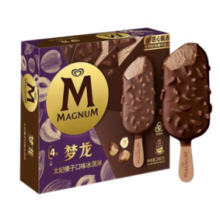 PLUS会员！MAGNUM 梦龙 和路雪 太妃榛子口味 冰淇淋家庭装 65g*4支 雪糕