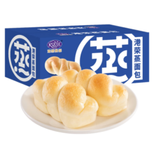 港荣蒸面包整箱健康营养早餐手撕小面包办公室休闲食品糕点中秋礼盒 奶黄味460g