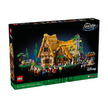 LEGO 乐高 43242白雪公主七个小矮人森林小屋拼搭积木玩具礼物