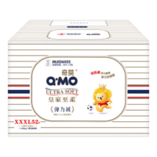 奇莫Q-MO皇家至柔拉拉裤XXXL52片(17kg以上)电商装加大码弹力裤超能吸