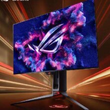 1日0点、新品发售：ASUS 华硕 PG27AQDP 26.5英寸OLED显示器（2560*1440、0.03ms、480Hz、HDR400）