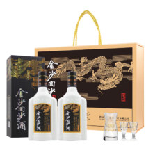 PLUS会员：JINSHA 金沙 回沙酒钻石五星 酱香型白酒 53度 500mL 6瓶 礼盒整箱装