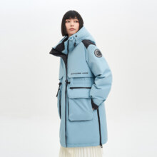 BOSIDENG 波司登 极寒 鹅绒工装羽绒服 冰封蓝