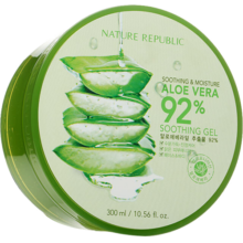 自然乐园（Nature Republic）芦荟胶补水保湿凝胶晒后修护皮肤身体乳液面霜300ml七夕情人节