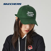 SKECHERS 斯凯奇 缤纷休闲系列男女同款棒球帽大LOGO经典纯色百搭