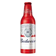 Budweiser 百威 啤酒 百威铝瓶 355ml12瓶装 红色铝瓶百威啤酒整箱