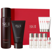 京东百亿补贴、plus会员：SK-II男士神仙水230ml+氨基酸洗面奶120g护肤品套装礼盒sk2生日礼物
