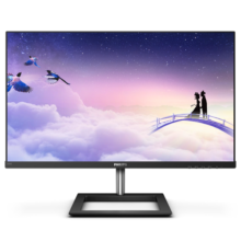 飞利浦 23.8英寸 全面屏LGD-IPS 75Hz  可壁挂 家用娱乐 游戏模式 办公显示器 拼接显示屏 241E1