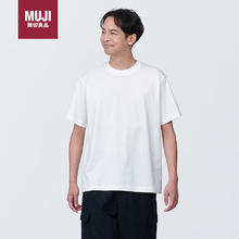 MUJI 無印良品 天竺织圆领短袖T恤 AB1M0C4S