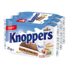 88VIP会员：Knoppers 优立享 牛奶榛子巧克力威化饼干 75g