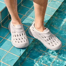 SKECHERS 斯凯奇 贝壳泡泡鞋男鞋厚底透气外穿沙滩鞋243240-OFWT