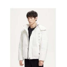 GXG 绿意系列 保暖连帽短款羽绒服