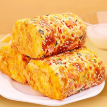 重庆老字号！华生园 肉松香葱卷 100g*7袋
