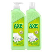 概率劵，Plus会员：斧头牌（AXE）花茶护肤洗洁精1.18kg*2瓶