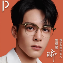曾舜晞同款！Prsr 帕莎 星晖系列1.61折射率镜片+文艺复古眉线半框镜架PJ78014