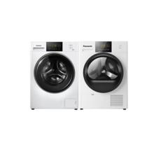 京东PLUS：Panasonic 松下 XQG100-31JED+NH-EH31JW 热泵式洗烘套装 白色